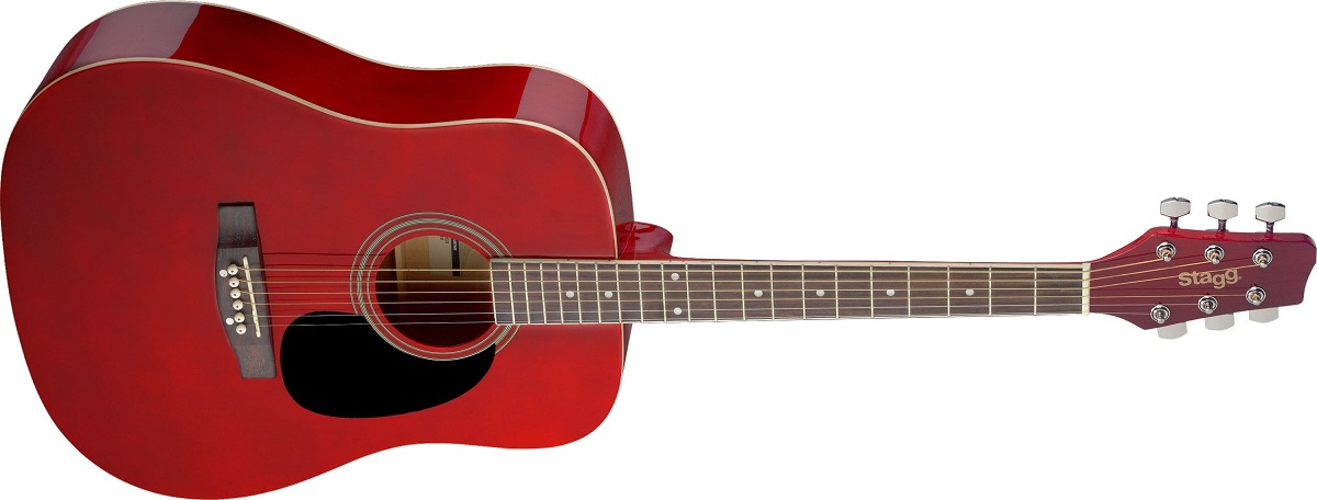 

Акустическая гитара Stagg SA20D RED
