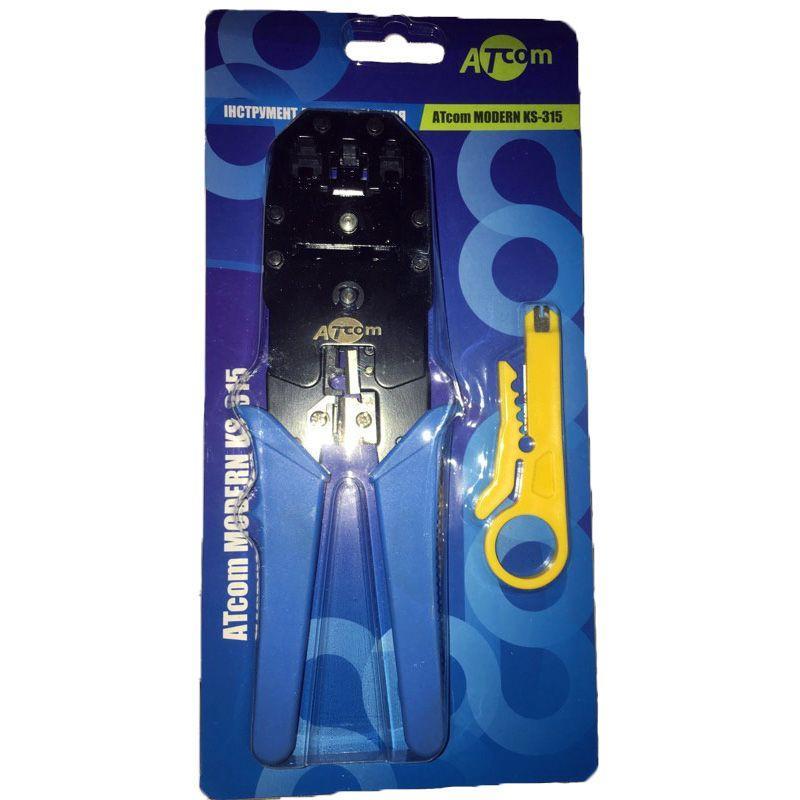 Инструмент для обжимки Atcom (9147) KS-315 RJ-45/RJ-12/RJ11 (8P8C,6P6C ...