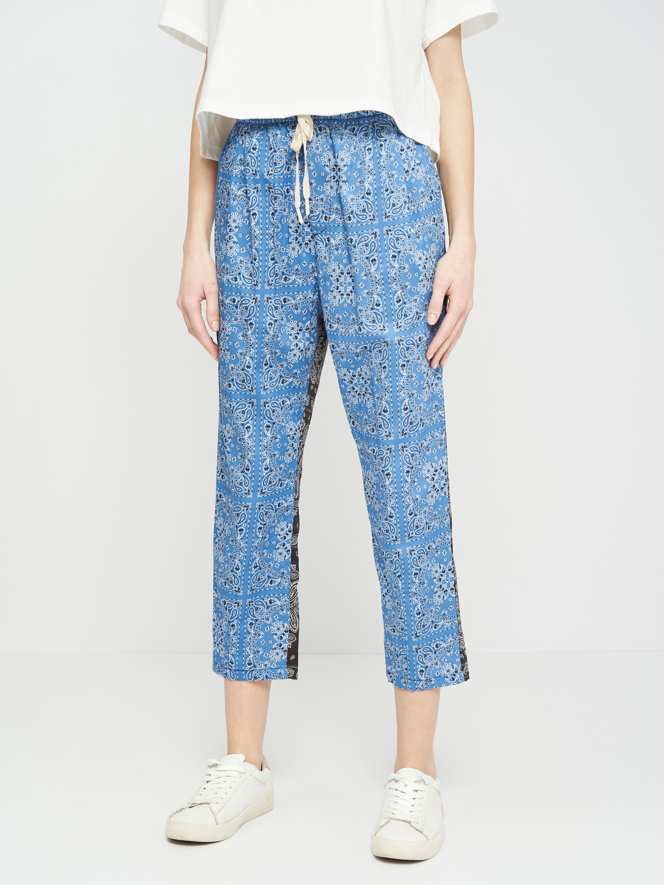 

Брюки Zara 4043/258/400  Голубые с принтом, Брюки Zara 4043/258/400 S Голубые с принтом