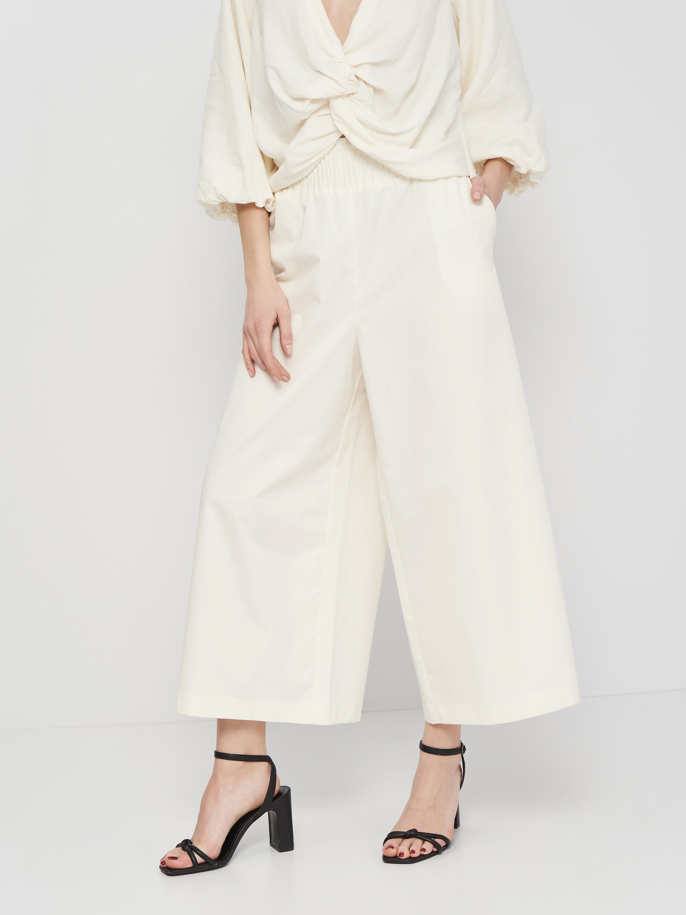 

Брюки Zara 4661/260/712  Молочные, Брюки Zara 4661/260/712 M Молочные