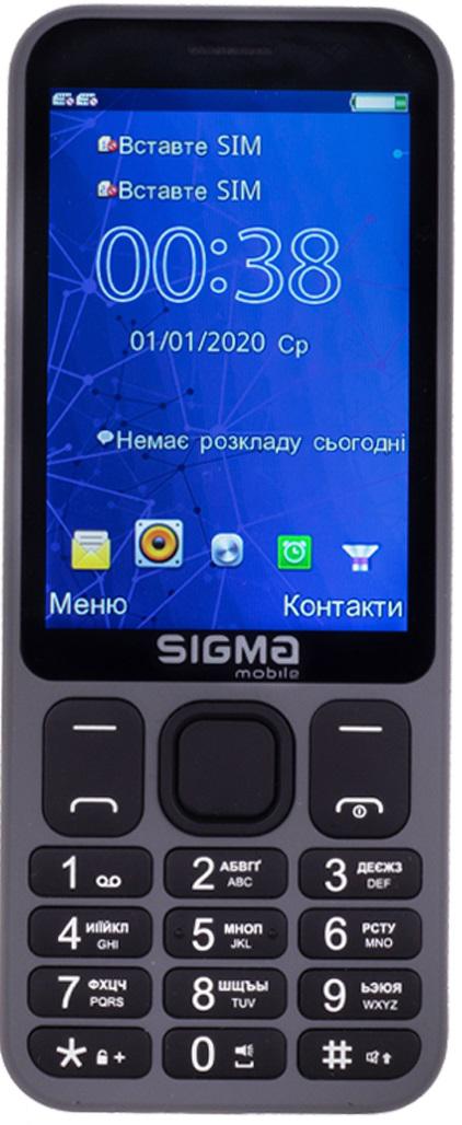 

Мобильный телефон Sigma mobile X-style 351 LIDER Grey