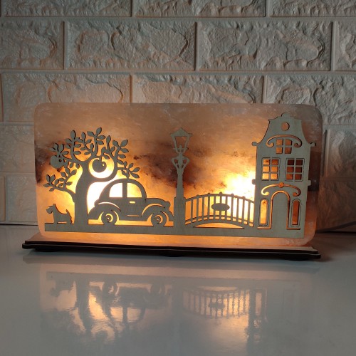 

Соляная лампа EcoDecorLamp Прямоугольная Узор 5