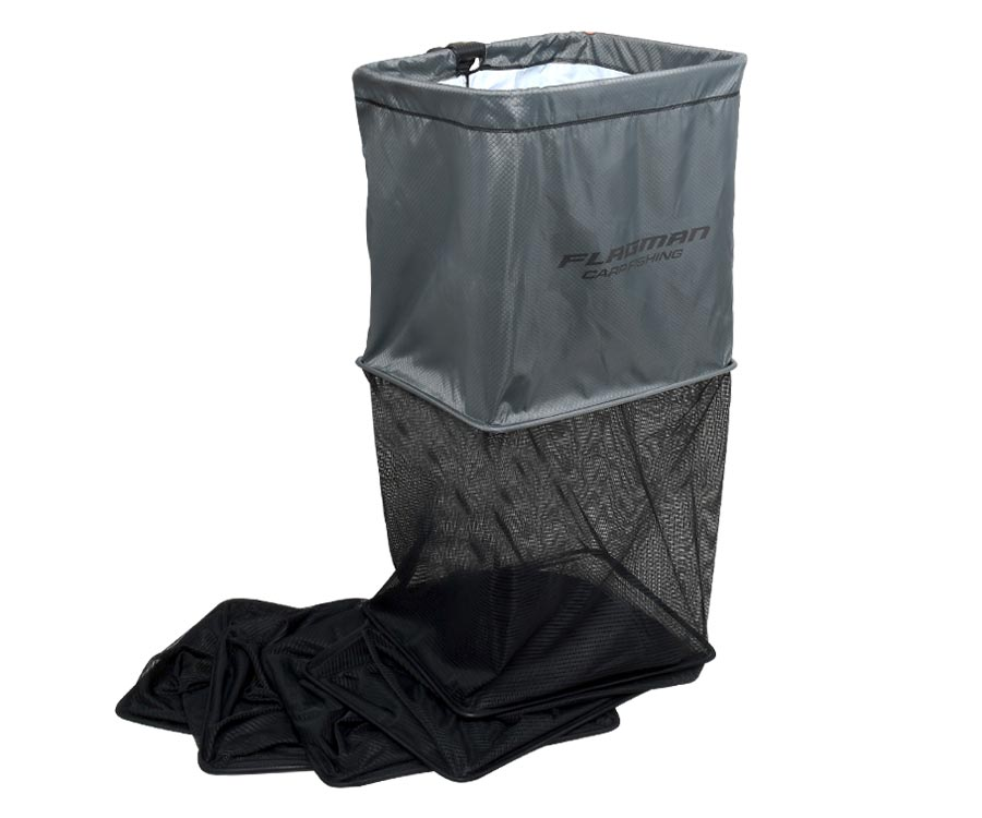 

Садок прямокутний NEW 50x40cm black DOUBLE thick nylon mesh 3.0m