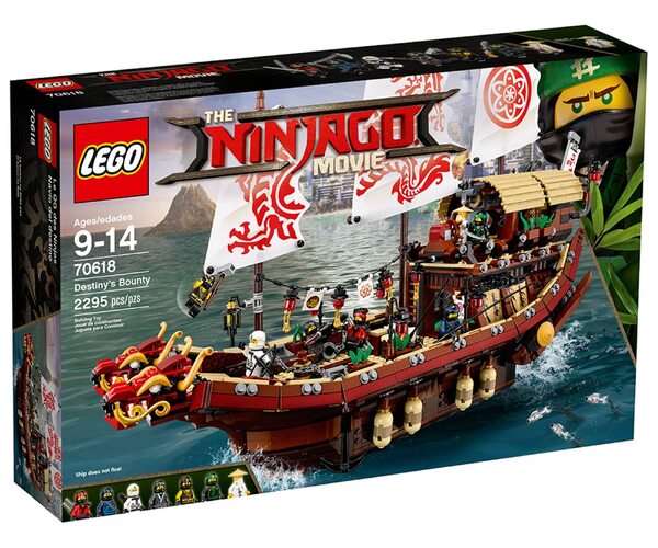 

Конструктор LEGO NINJAGO Корабль Дар Судьбы (70618)