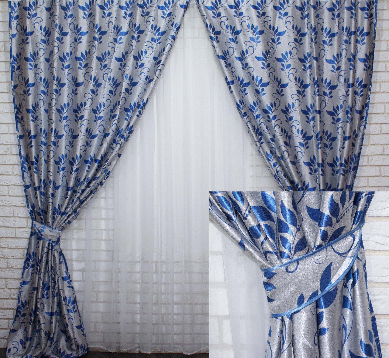 

Двостороній комплект штор блекаут Chtextil Цвет бежевий . 383ш (Б) Шторы шириной по 2 м.