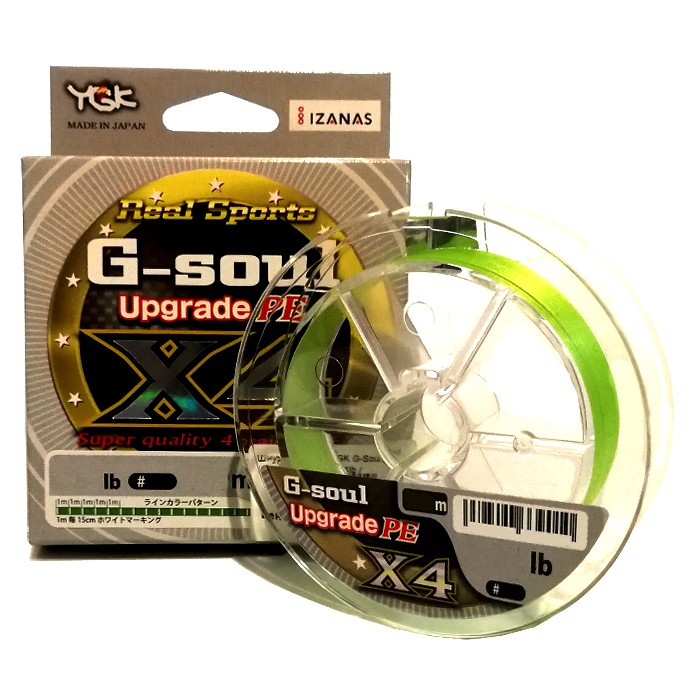 

Шнур плетеный YGK G-Soul X4 Upgrade 100m (0.4 (8lb / 3.63kg))