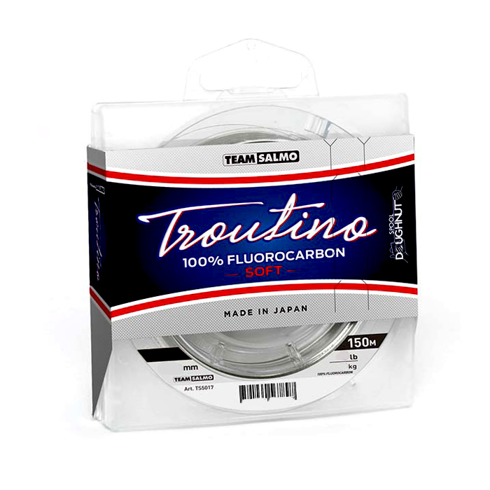

TS5017-023 Леска моно. Team Salmo Fluorocarbon Troutino Soft 150/023(0.08, 0.08, 0.08, 0.08)