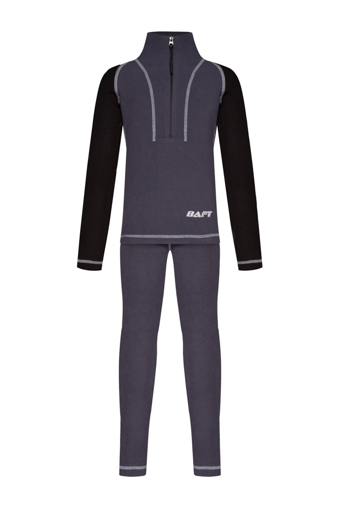 

Термобелье BAFT Z-LINE KIDS 122 серое с чёрным