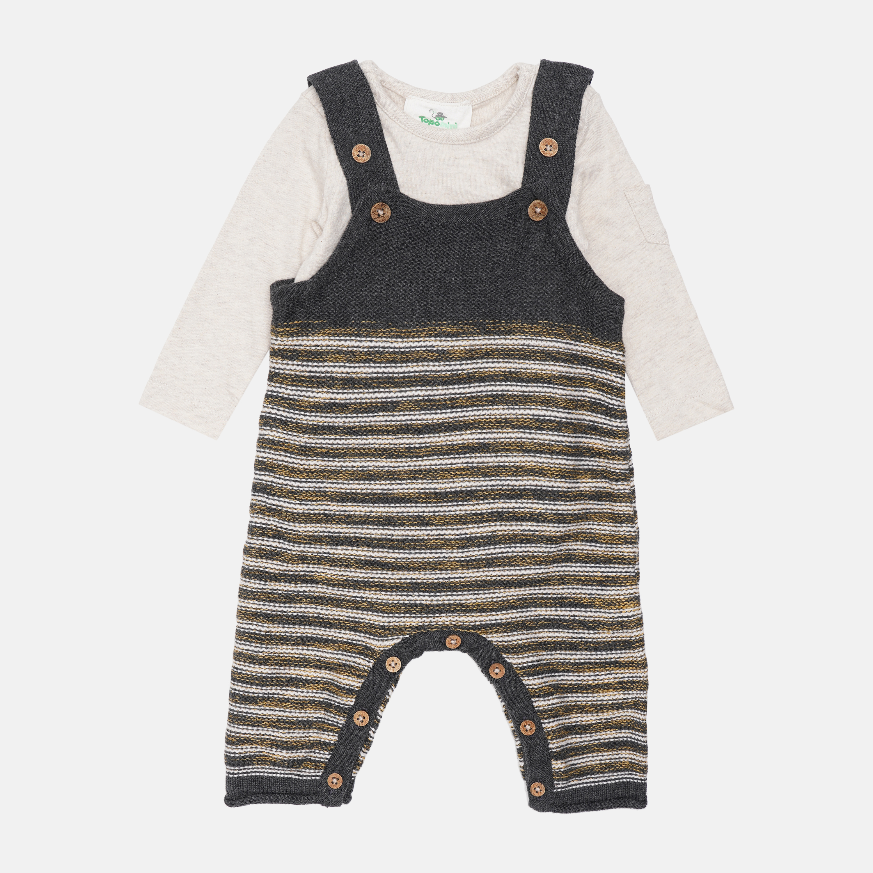 

Комплект (боди + полукомбинезон) Topolino chl03800109 56 см Комбинированный