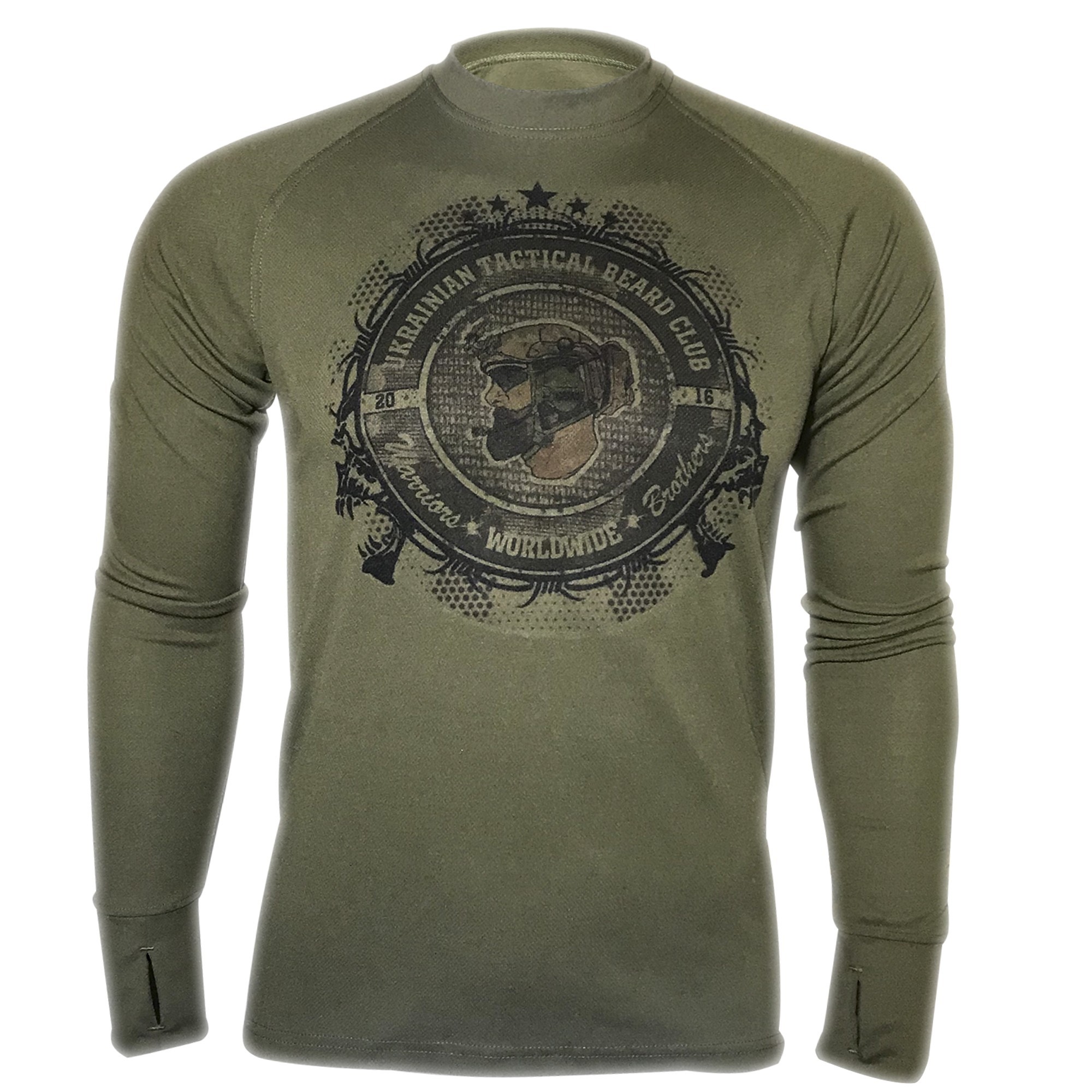 

(ua) Свитшот KRAMATAN Ukrainian Tactical Beard Club CoolMax XXL Olive