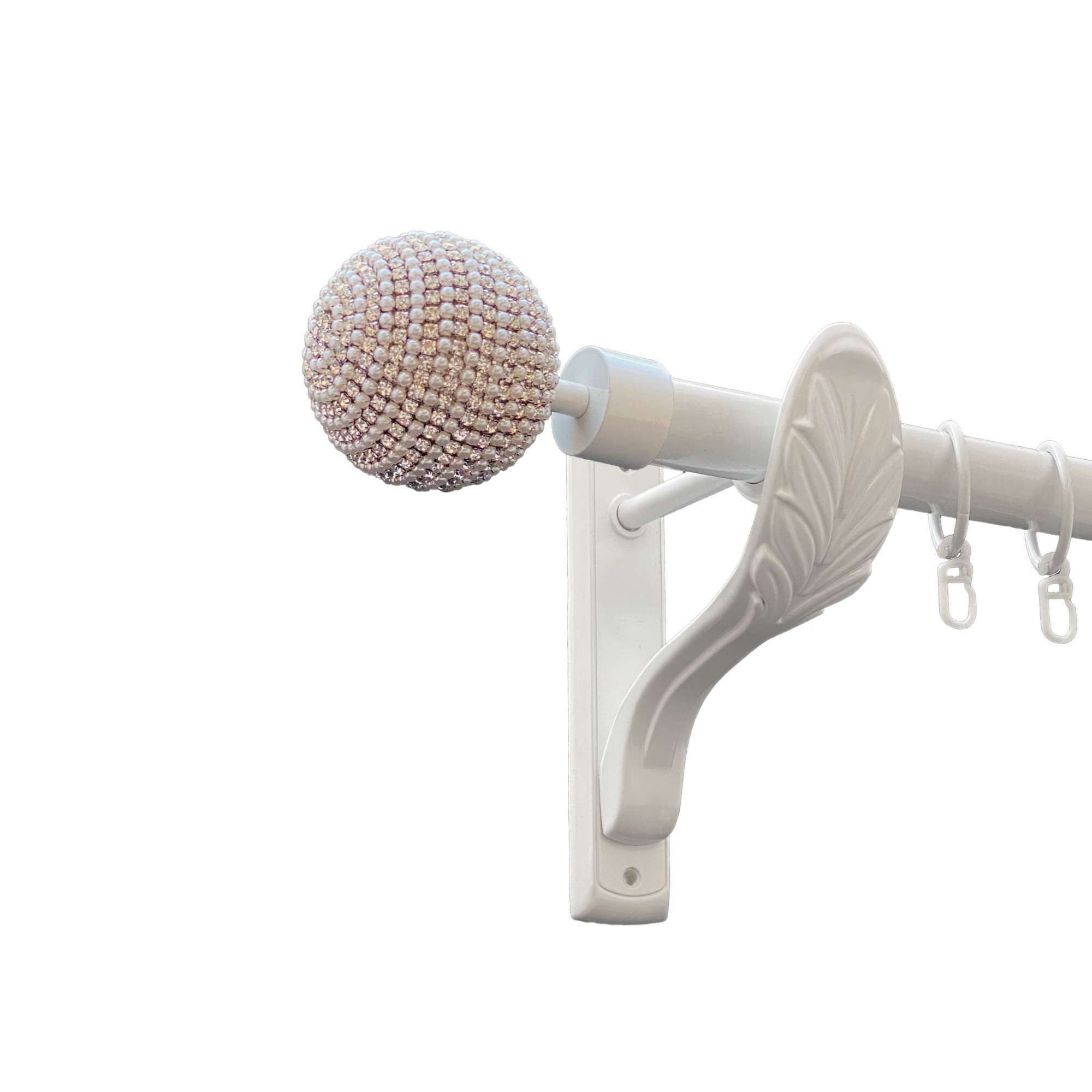 

Карниз Orvit Карера металевий однорядний ретро гладка труба кільце металеве Арктіс 25 мм 200 см (00-00010407)