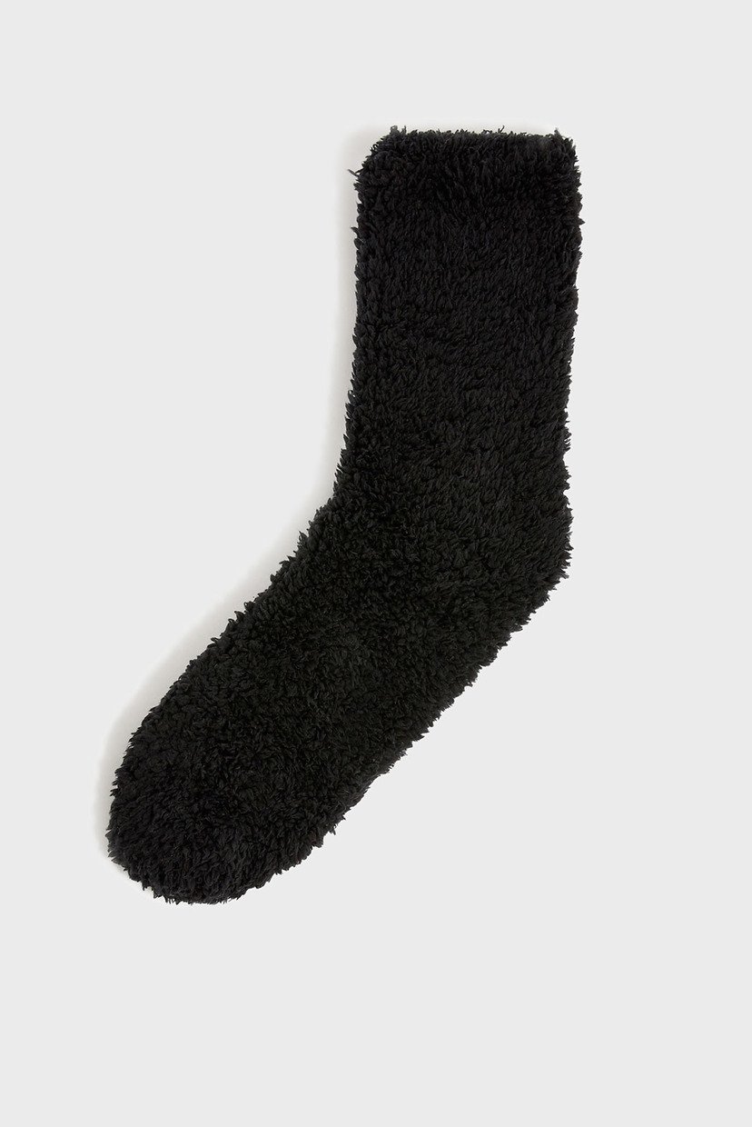 

Женские черные носки FLUFFY BORG COSY SOCK Accessorize OS 296015