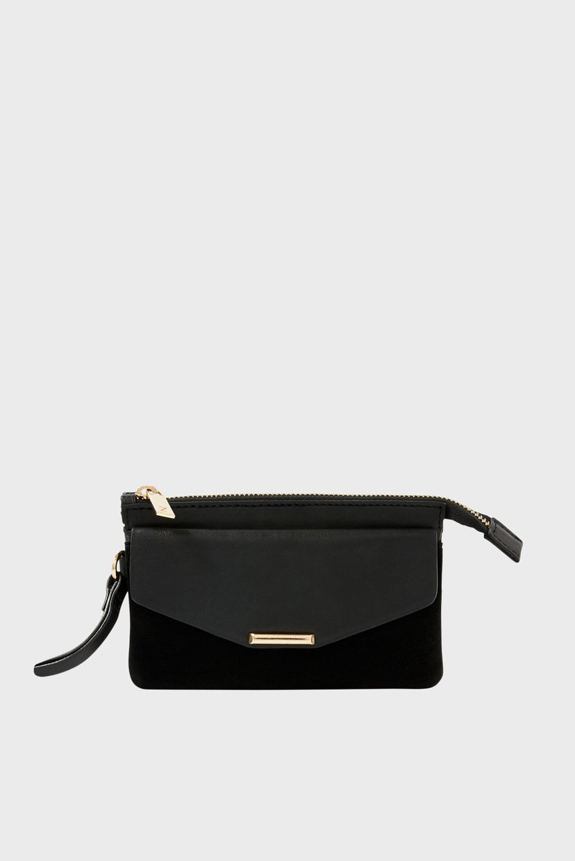 

Женский черный кожаный кошелек Accessorize OS 289097
