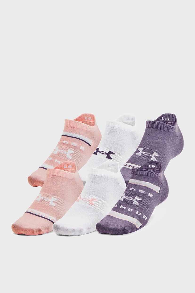 

Носки (6 пар) UA Essential No Show 6pk Under Armour LG 1370542-676
