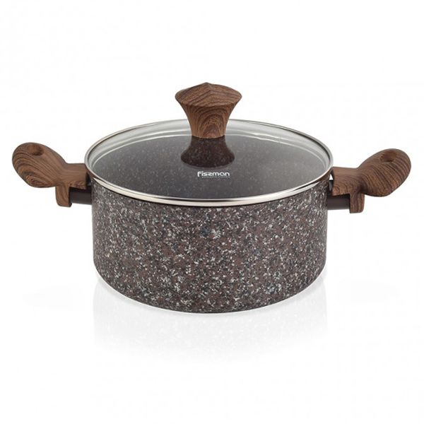 

Кастрюля Fissman MAGIC BROWN 24x10,9 см / 4,7 л (4870)