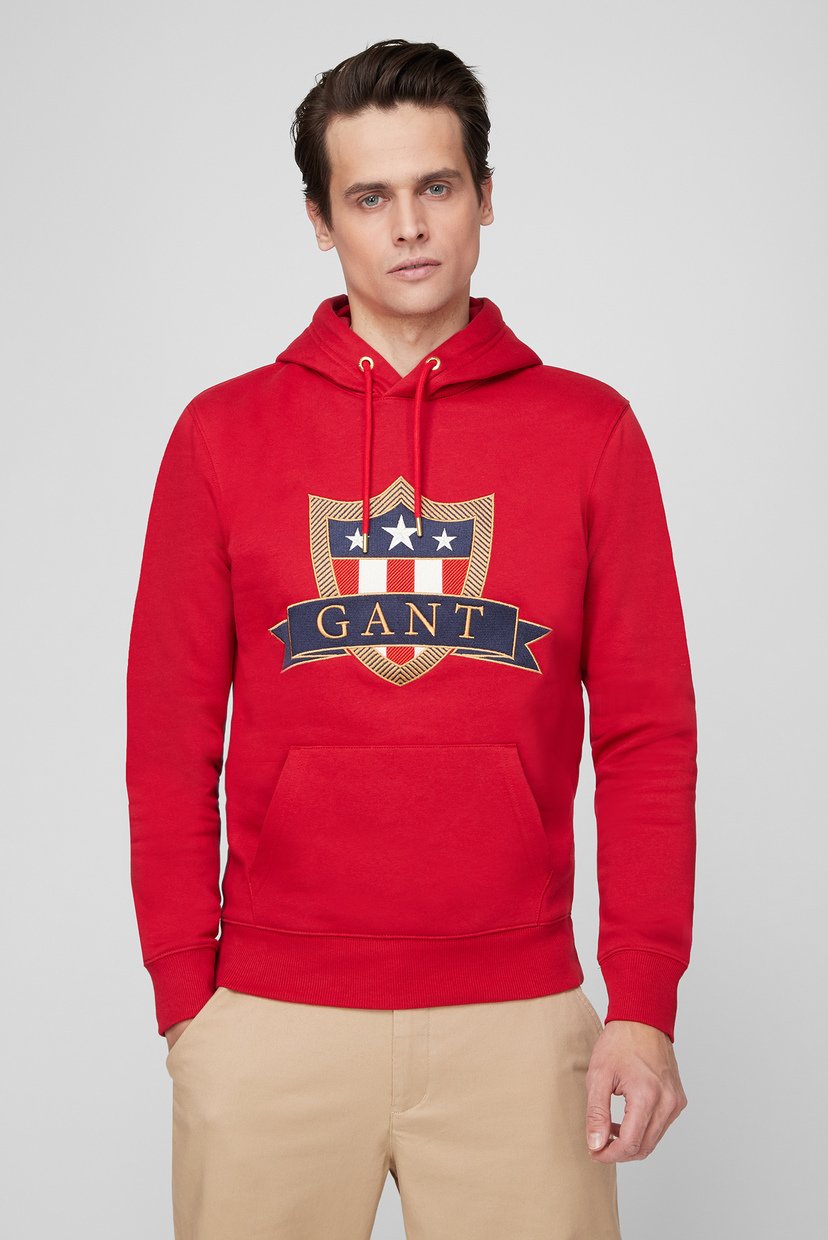 

Мужское красное худи BANNER SHIELD Gant XXL 2007027