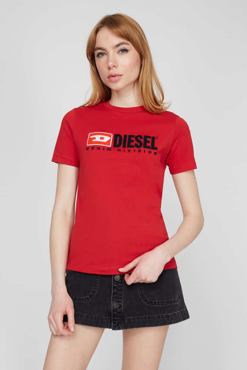 

Женская красная футболка T-REG-DIV Diesel  A05033 0AAXJ, Женская красная футболка T-REG-DIV Diesel L A05033 0AAXJ