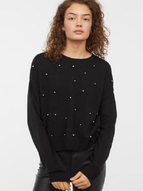 

Джемпер H&M 0682369-8  Черный, Джемпер H&M 0682369-8 S Черный