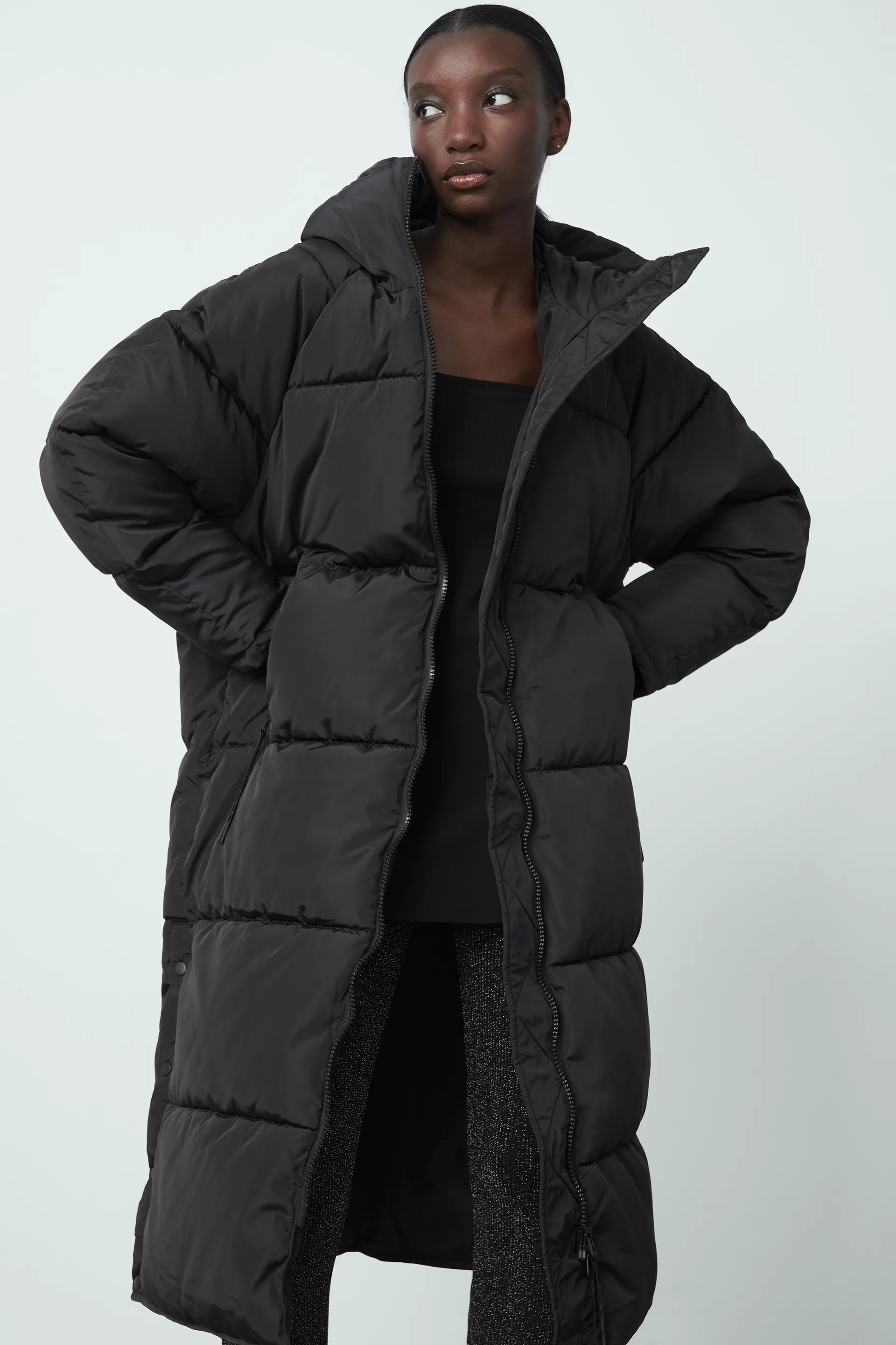 

Пальто Zara  черный 4391704800, Пальто Zara S черный 4391704800
