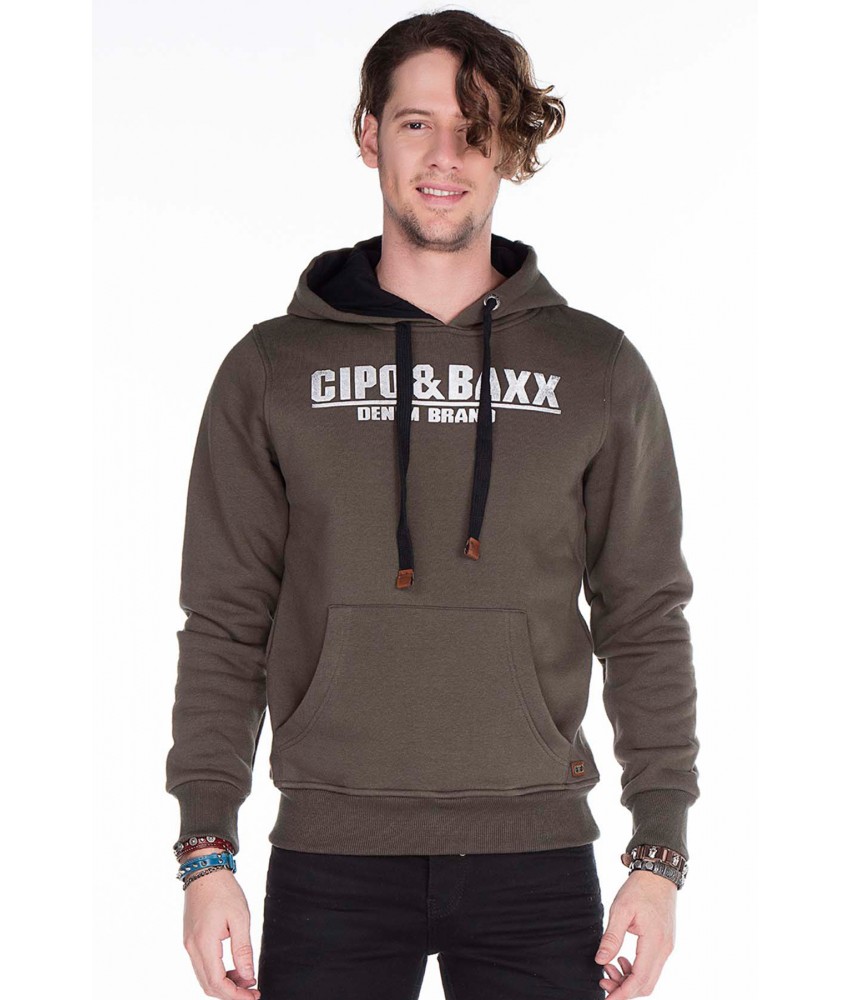 

Худи Cipo&Baxx CL261  Хаки, Худи Cipo&Baxx CL261 L Хаки