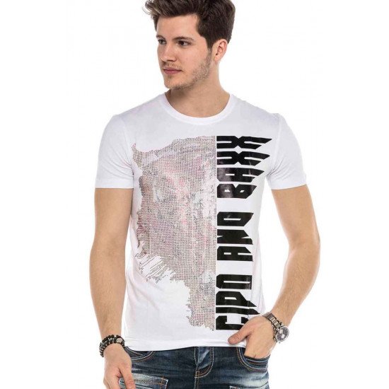 

Футболка Cipo&Baxx CT552 XXL Белая