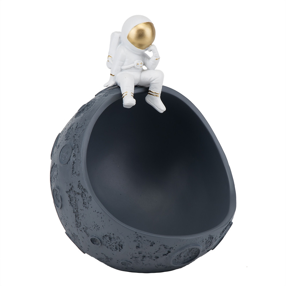 

Конфетница BonaDi Astronaut 20х26 см серая (8924-003)
