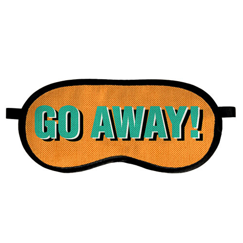

Маска для сна Go away! Presentville 18,5х8,5 см 000179393