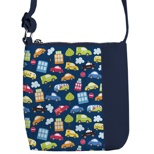 

Сумка детская Little prince/princess Машинки на синем фоне Presentville 18х18 см 000175449