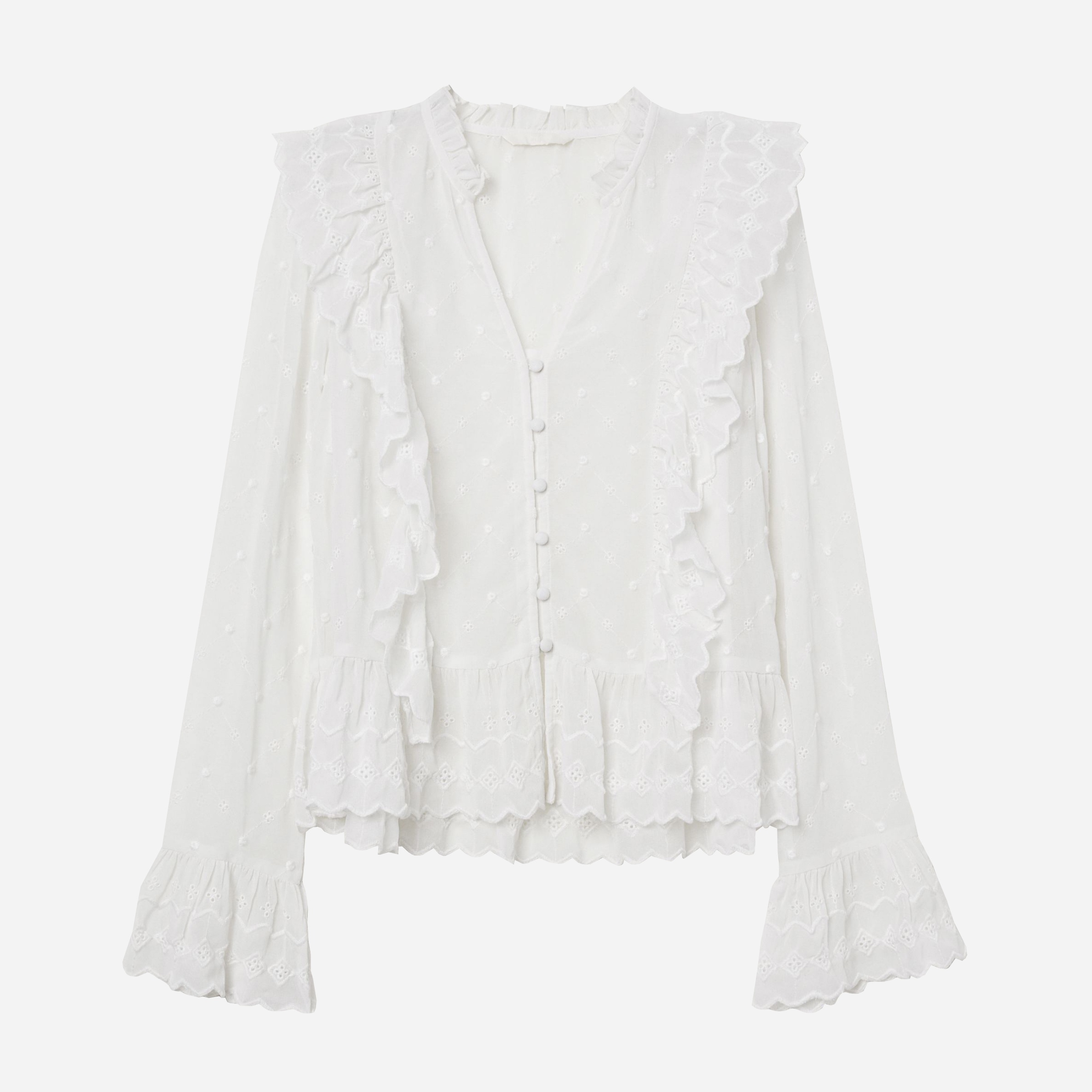 

Блузка H&M 01-0671505-002  Белая (СА2000001509562, Блузка H&M 01-0671505-002 34 Белая (СА2000001509562)