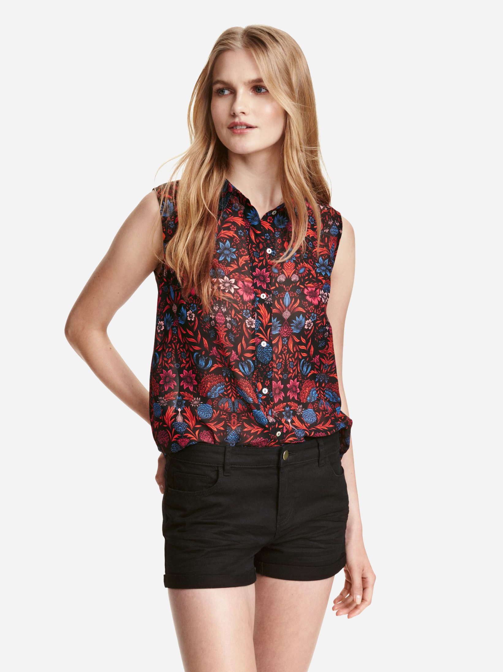 

Блузка H&M 04-0389535-008  Черная (СА2000001434642, Блузка H&M 04-0389535-008 38 Черная (СА2000001434642)