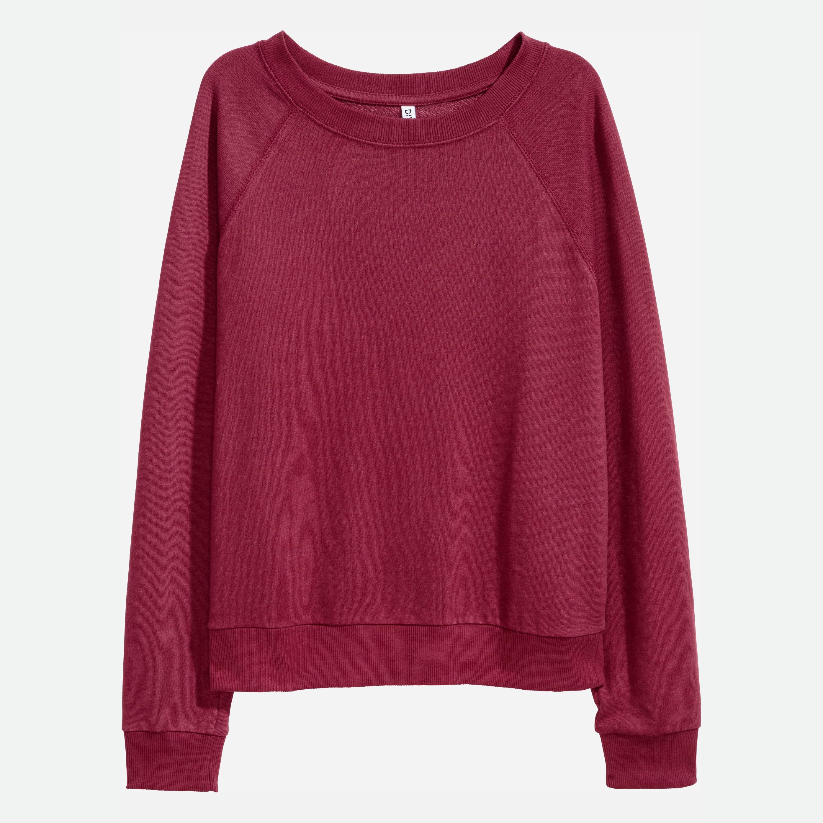 

Свитшот H&M 1896917  Бордовый, Свитшот H&M 1896917 XXS Бордовый