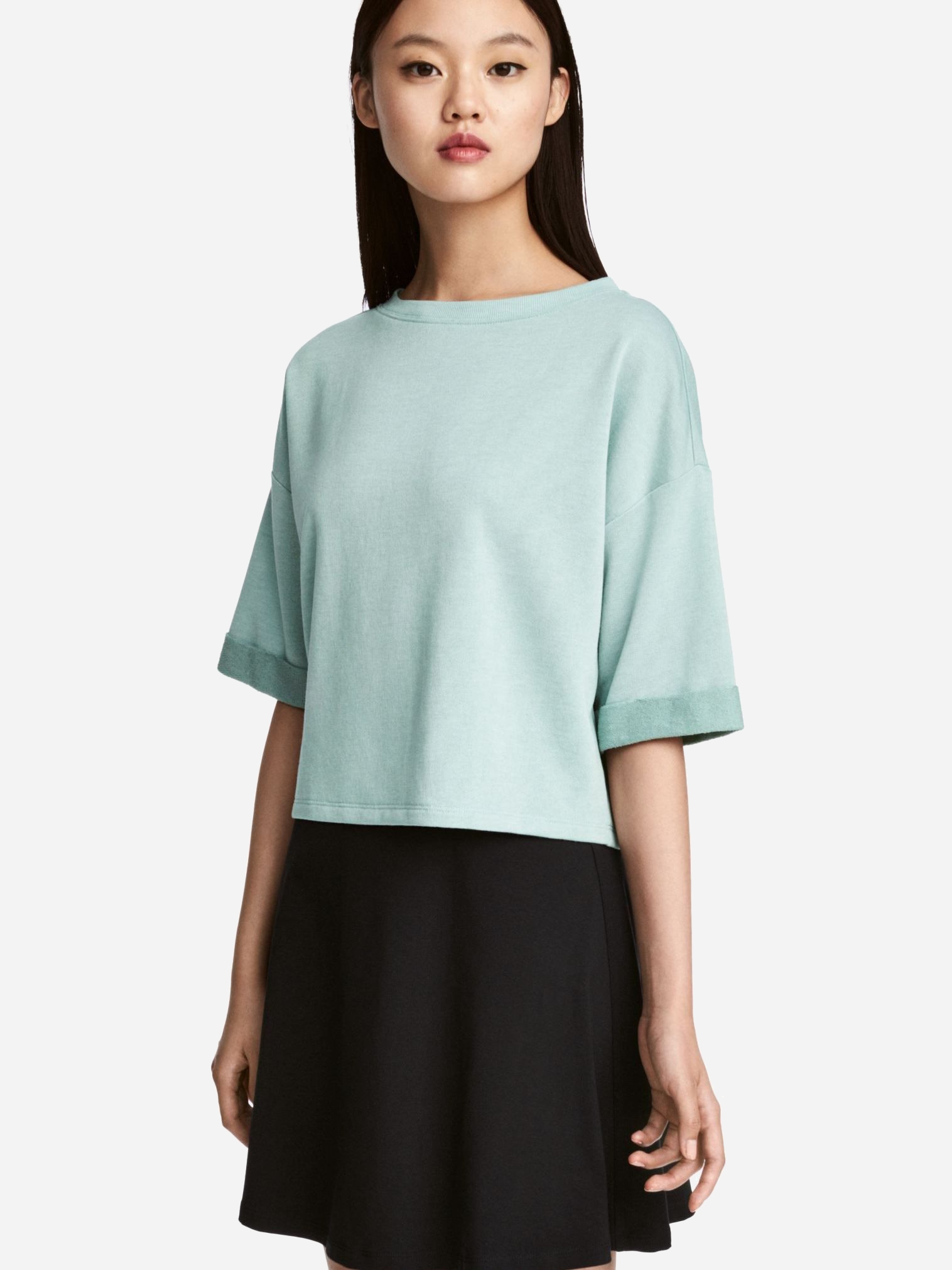 

Свитшот H&M 5301236RP1  Ментоловый, Свитшот H&M 5301236RP1 XS Ментоловый