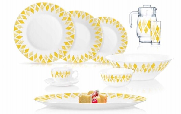 

Сервиз Luminarc Essence Chinto Gold, 46 предметов