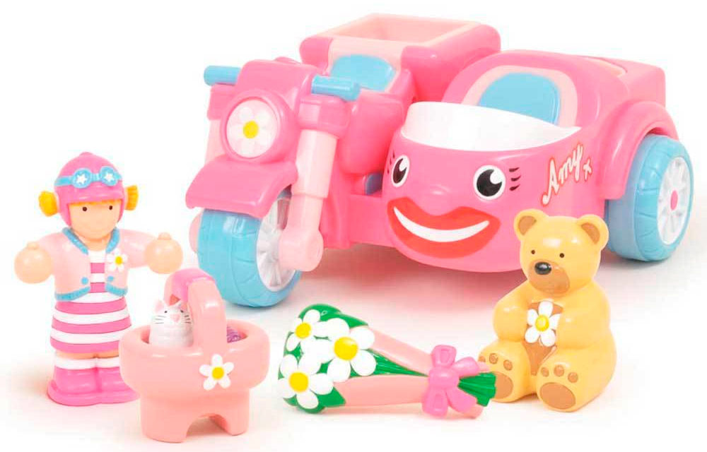 

Игровой набор Wow Toys Мотоцикл Эми с коляской (10304)