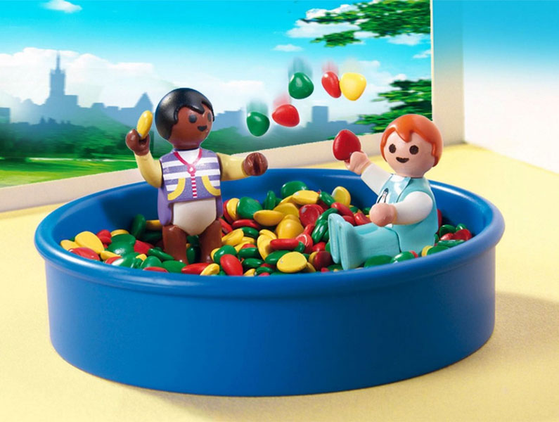

Игровая площадка с шариками Playmobil (5572)