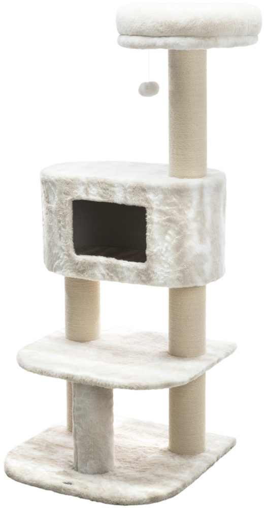 

Игровой комплекс с домиком Trixie Nelli Scratching Post 140см х 58см х 58см бежевый (TX-44449)