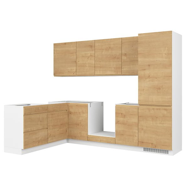 

Кухня правая Sole L Family Line Black Red White 270x180 (K10-FH_NAR1_BBL) 073376