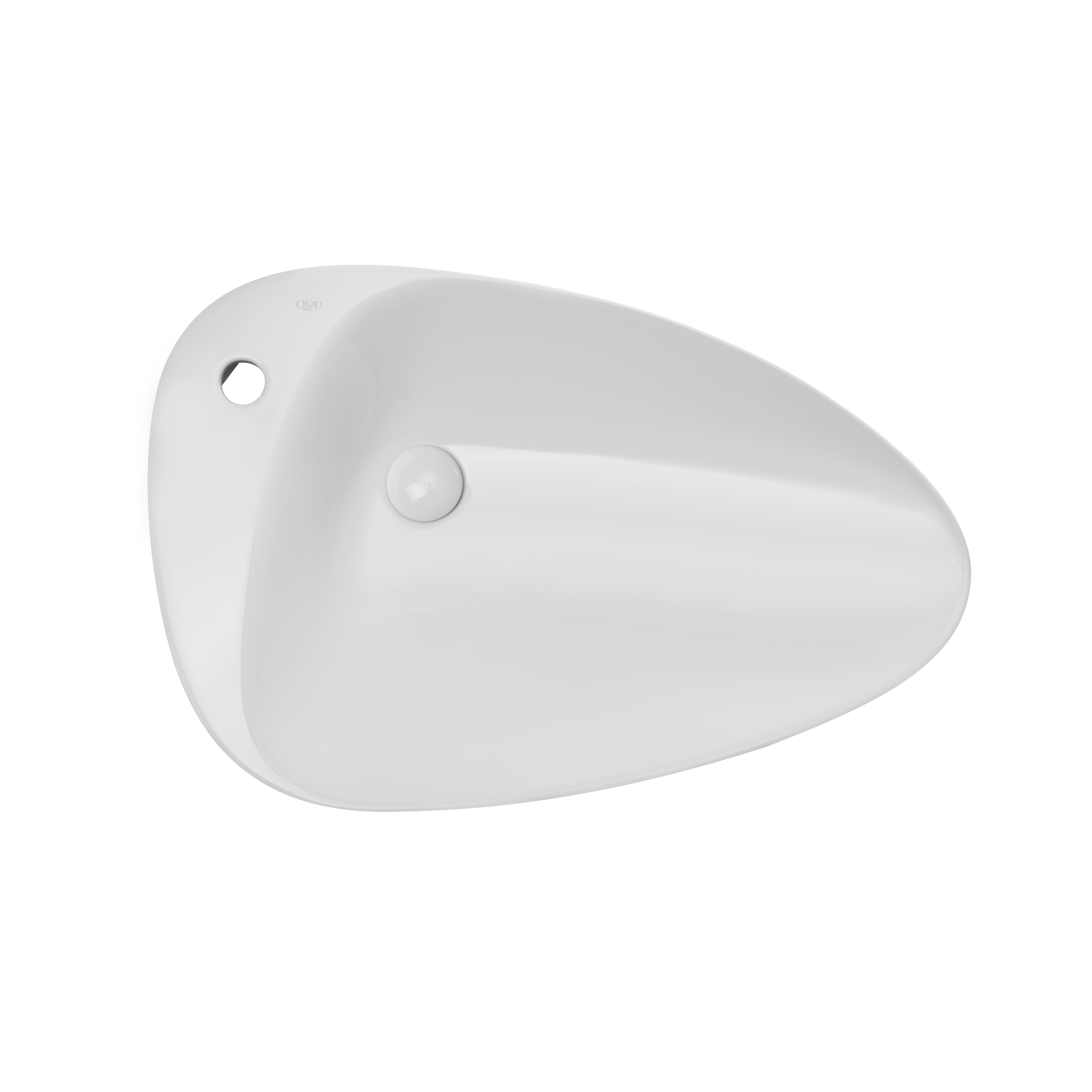 

Раковина-чаша Qtap Leo 695х460х115 White з донним клапаном (QT1111A089TW)