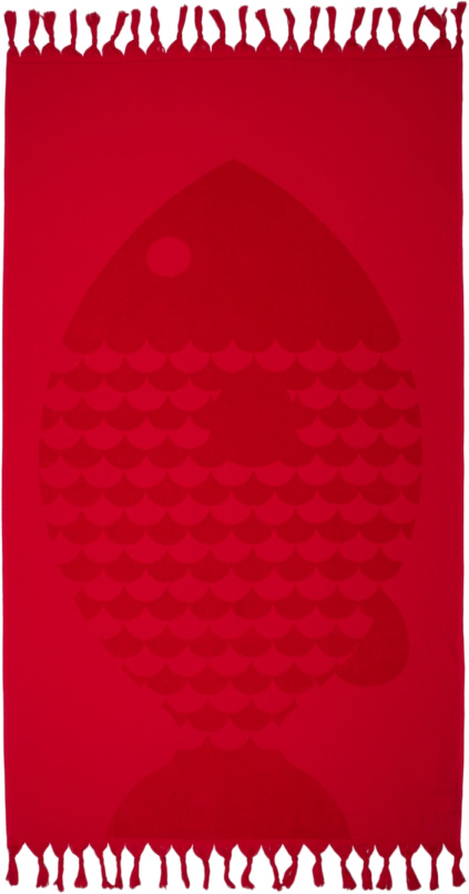

Полотенце Barine Fish Red 90x160 (svt-2000022244336)