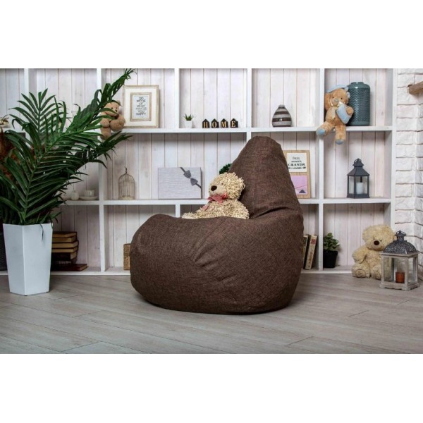 

Кресло-груша ARVISA XL Рогожка Коричневый