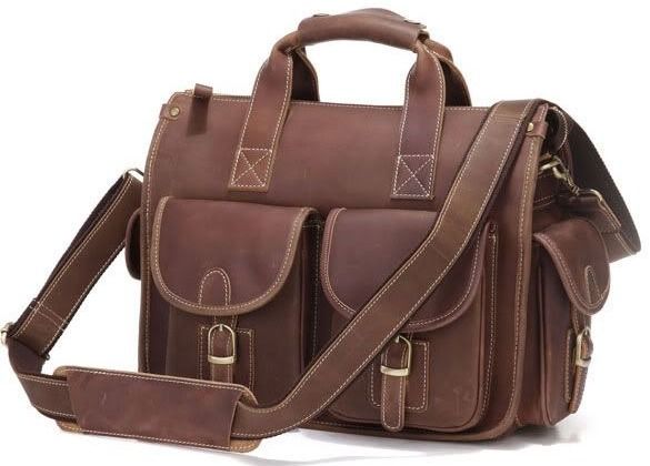 

Сумка дорожная Vintage 14140 коричневая