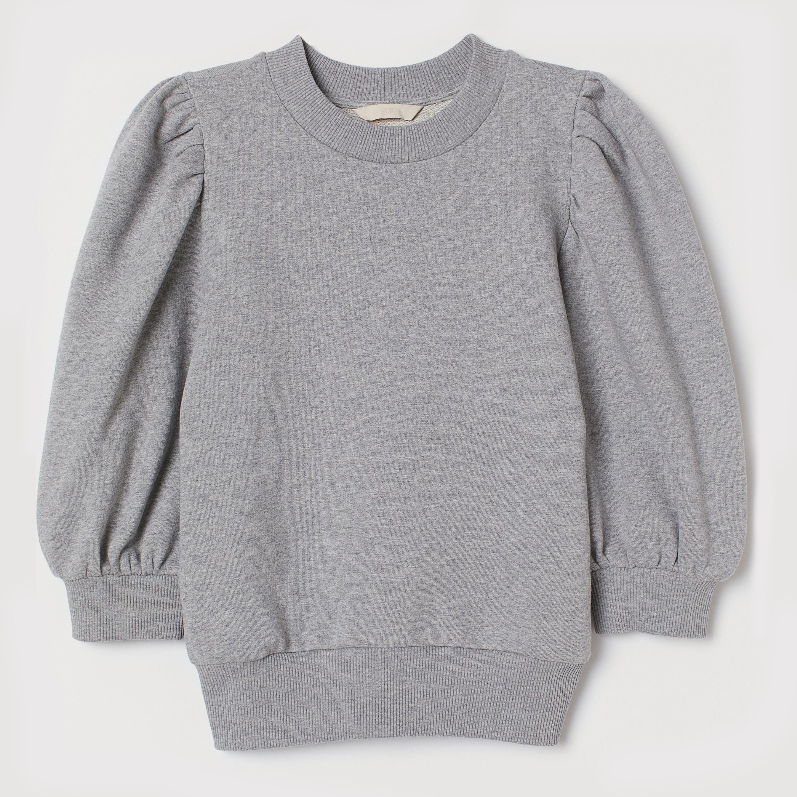 

Свитшот H&M 0793851-0  Серый меланж, Свитшот H&M 0793851-0 XS Серый меланж