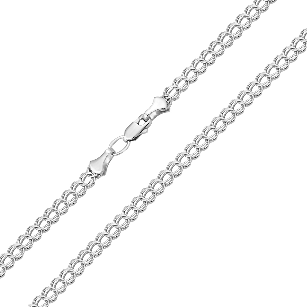 

Серебряная цепь, 4,5 мм 000118349 45 размера