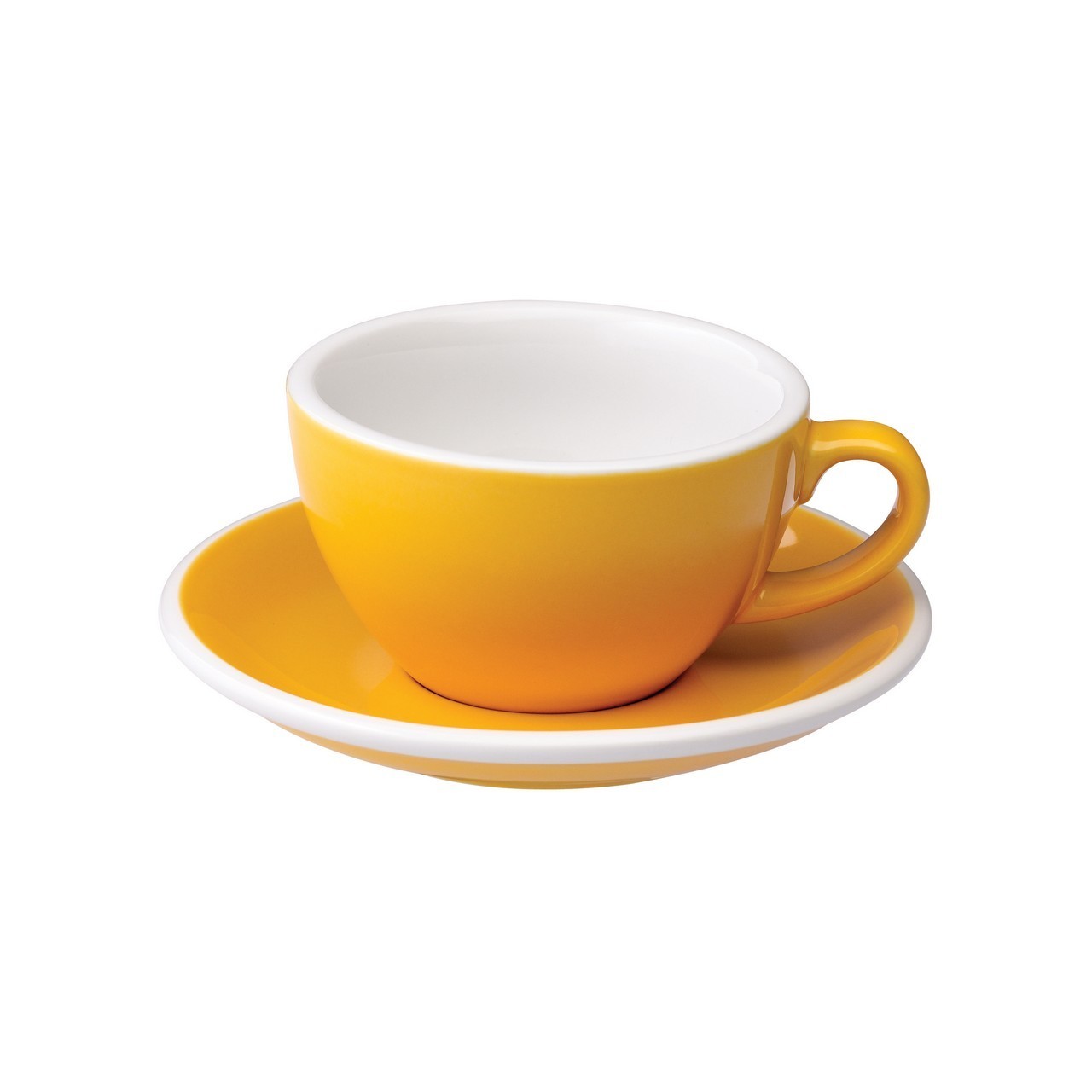 

Чашка з блюдцем 200 мл Loveramics Egg для капучино Yellow (жовта)