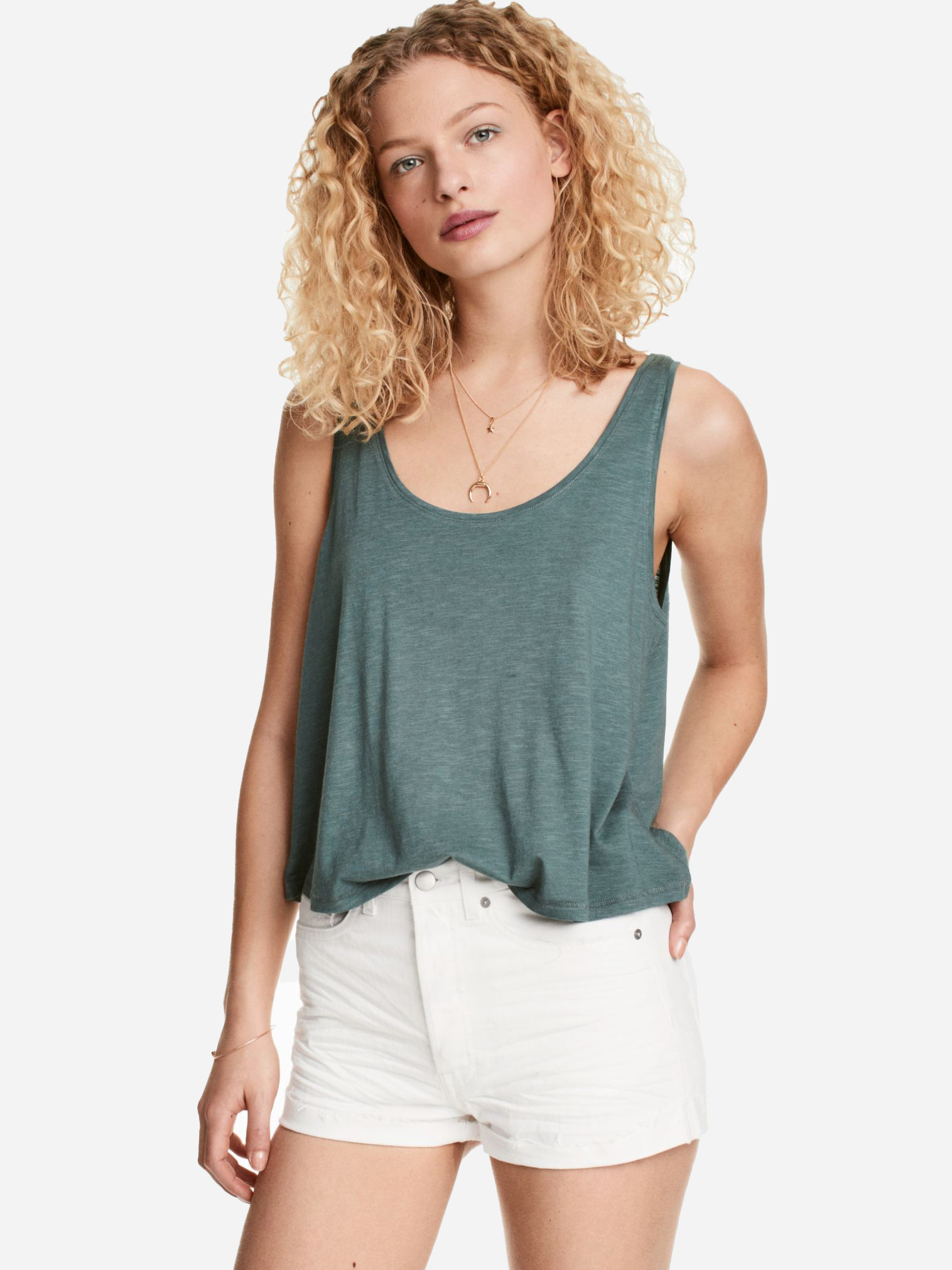 

Майка H& 8192502 М Хаки, Майка H&M 8192502 М Хаки