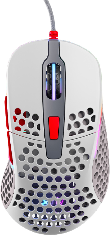 Мышь Xtrfy M4 RGB USB Retro Grey (XG-M4-RGB-RETRO) – фото, отзывы