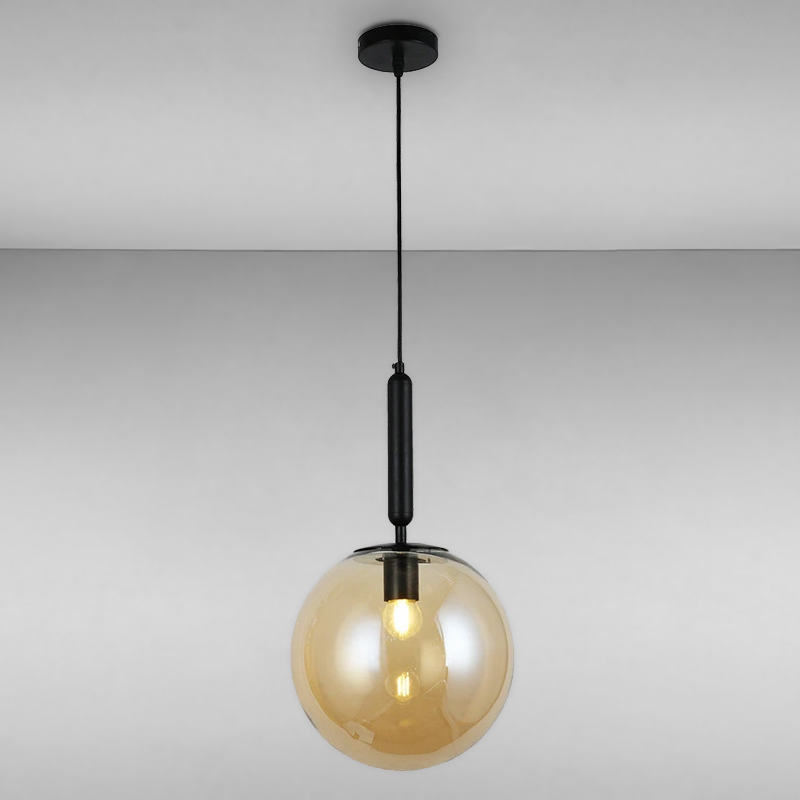 

Люстра подвесная Light House LS-17161-1 BK+BR черная