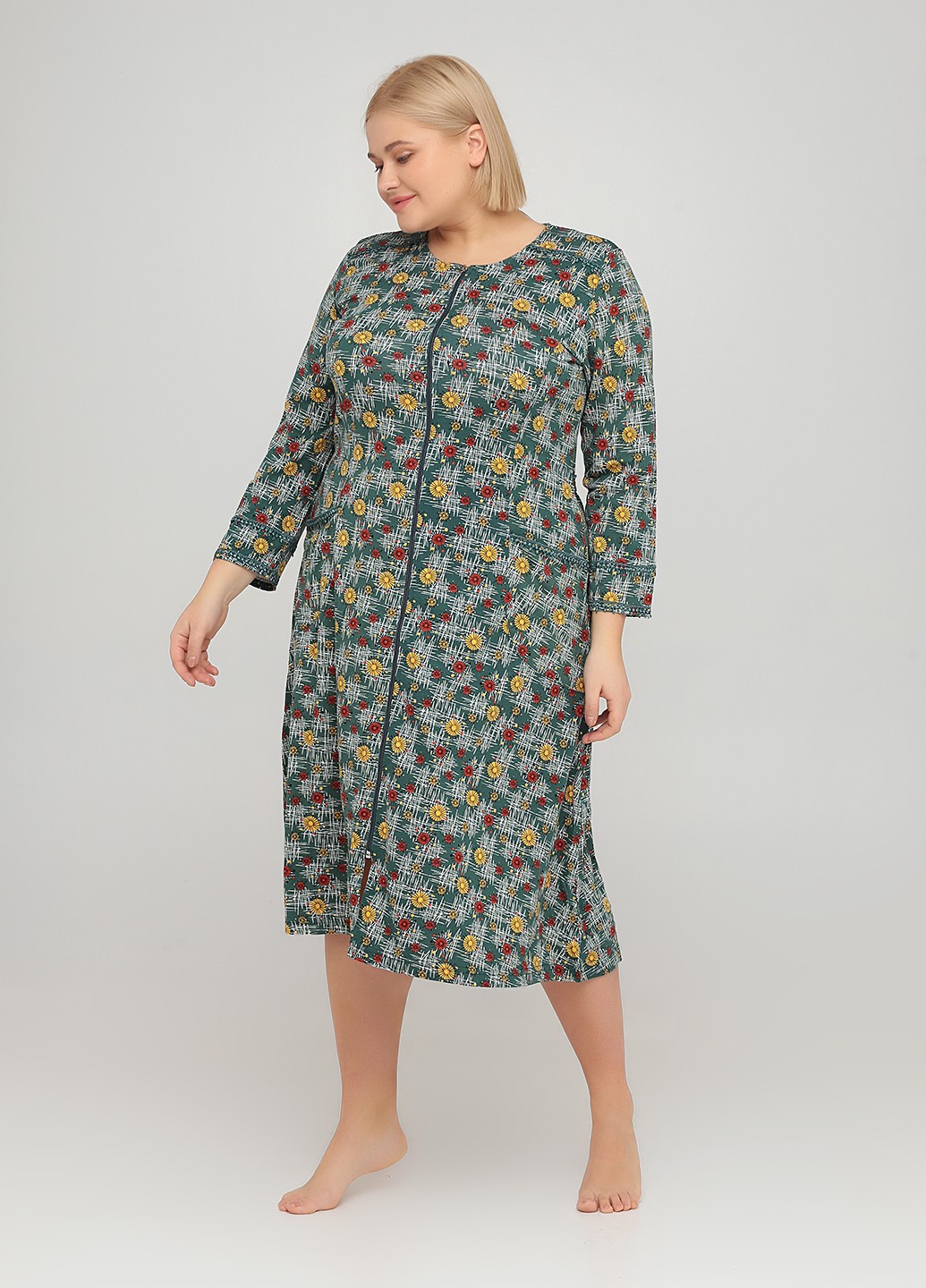 

Халат женский Wild Love  зеленый, Халат женский Wild Love 3XL зеленый