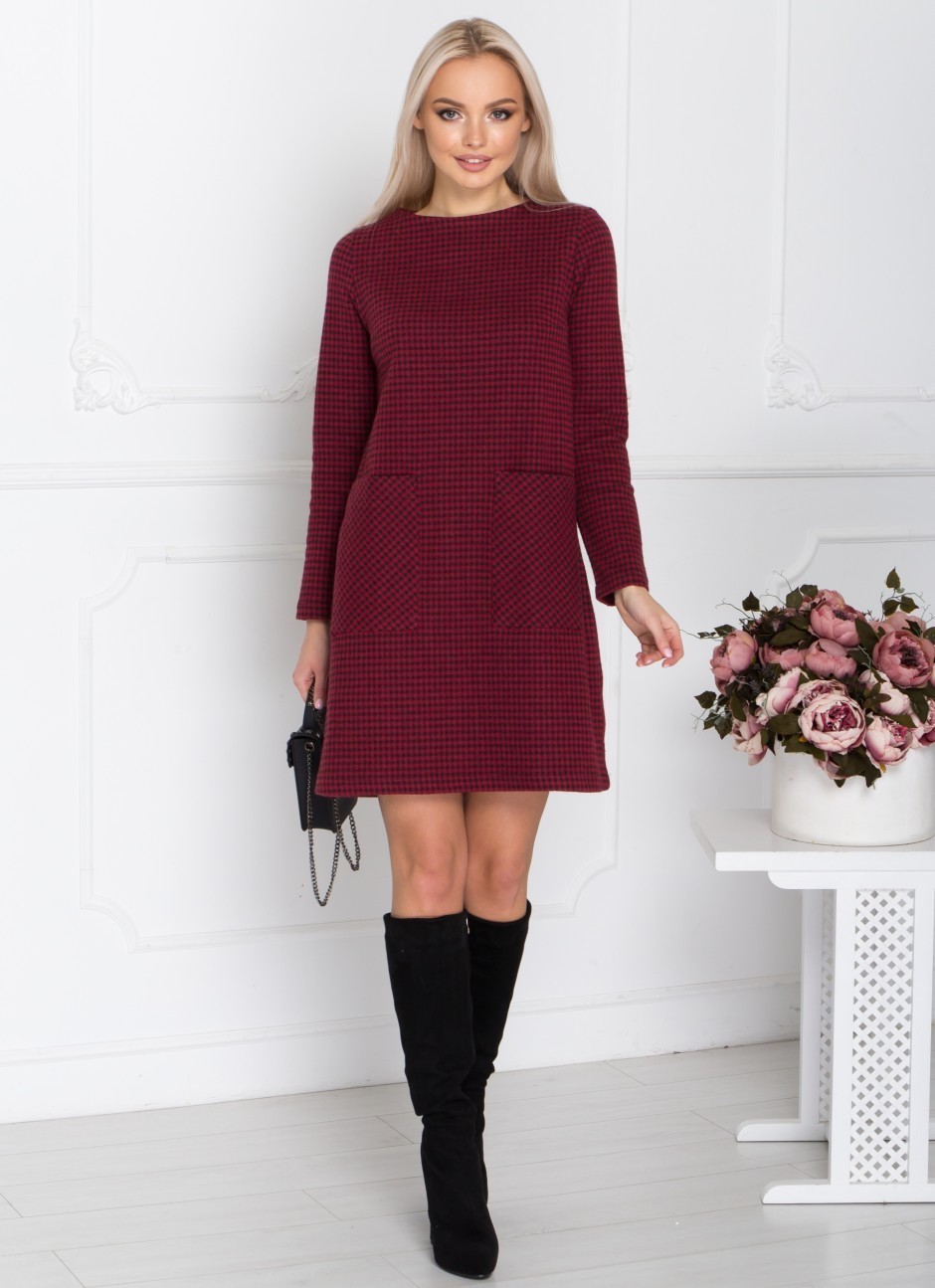 

Женское платье Dia Cosa 505/4  Вишневый (DС-505/4, Женское платье Dia Cosa 505/4 50 Вишневый (DС-505/4)