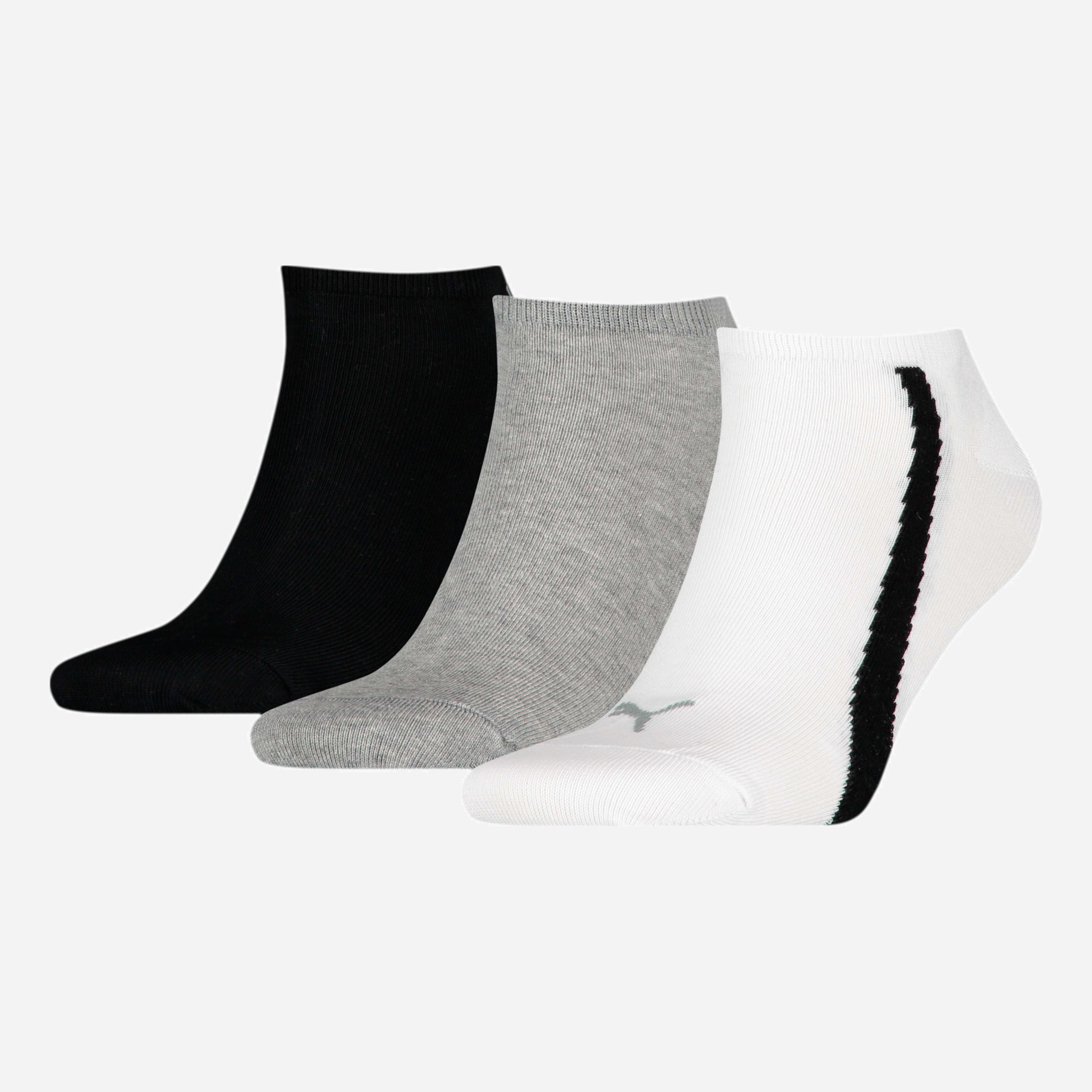 

Набор носков Puma Unisex Lifestyle Sneaker Socks 3 pack 90795102 / 3 пары White/Grey/Black, Набор носков Puma Unisex Lifestyle Sneaker Socks 3 pack 90795102 35/38 3 пары White/Grey/Black